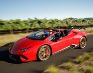 2019 Lamborghini Huracán Performante Spyder - Front Three-Quarter Wallpaper 190x150