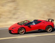 2019 Lamborghini Huracán Performante Spyder - Front Three-Quarter Wallpaper 190x150
