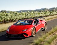 2019 Lamborghini Huracán Performante Spyder - Front Three-Quarter Wallpaper 190x150