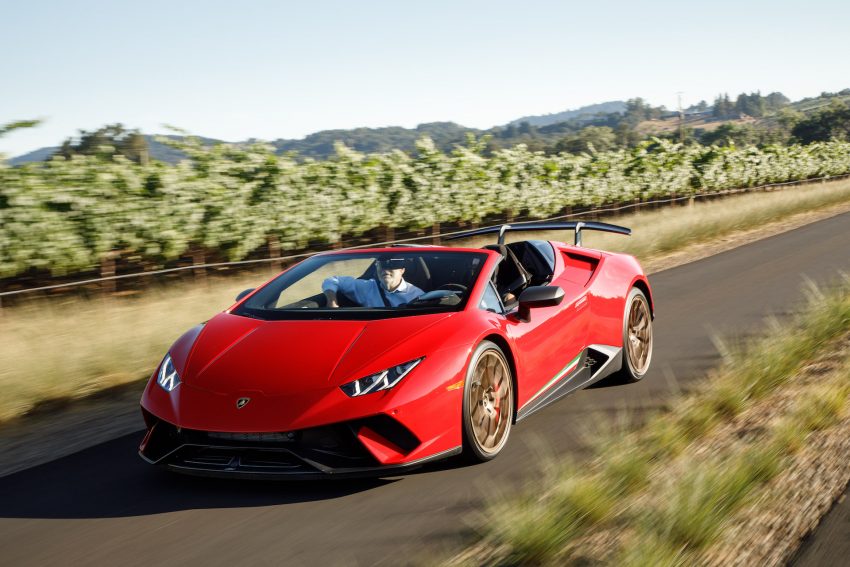 2019 Lamborghini Huracán Performante Spyder - Front Three-Quarter Wallpaper 850x567 #15