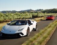 2019 Lamborghini Huracán Performante Spyder - Front Three-Quarter Wallpaper 190x150
