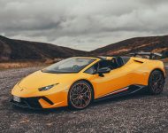 2019 Lamborghini Huracán Performante Spyder - Front Three-Quarter Wallpaper 190x150