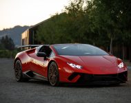 2019 Lamborghini Huracán Performante Spyder - Front Three-Quarter Wallpaper 190x150