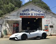 2019 Lamborghini Huracán Performante Spyder - Front Three-Quarter Wallpaper 190x150