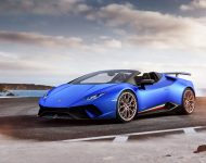 2019 Lamborghini Huracán Performante Spyder - Front Three-Quarter Wallpaper 190x150