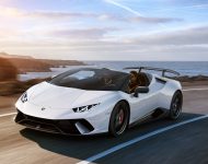 2019 Lamborghini Huracán Performante Spyder - Front Three-Quarter Wallpaper 190x150