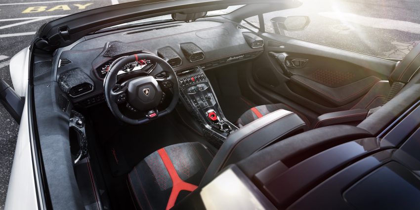 2019 Lamborghini Huracán Performante Spyder - Interior, Cockpit Wallpaper 850x425 #86