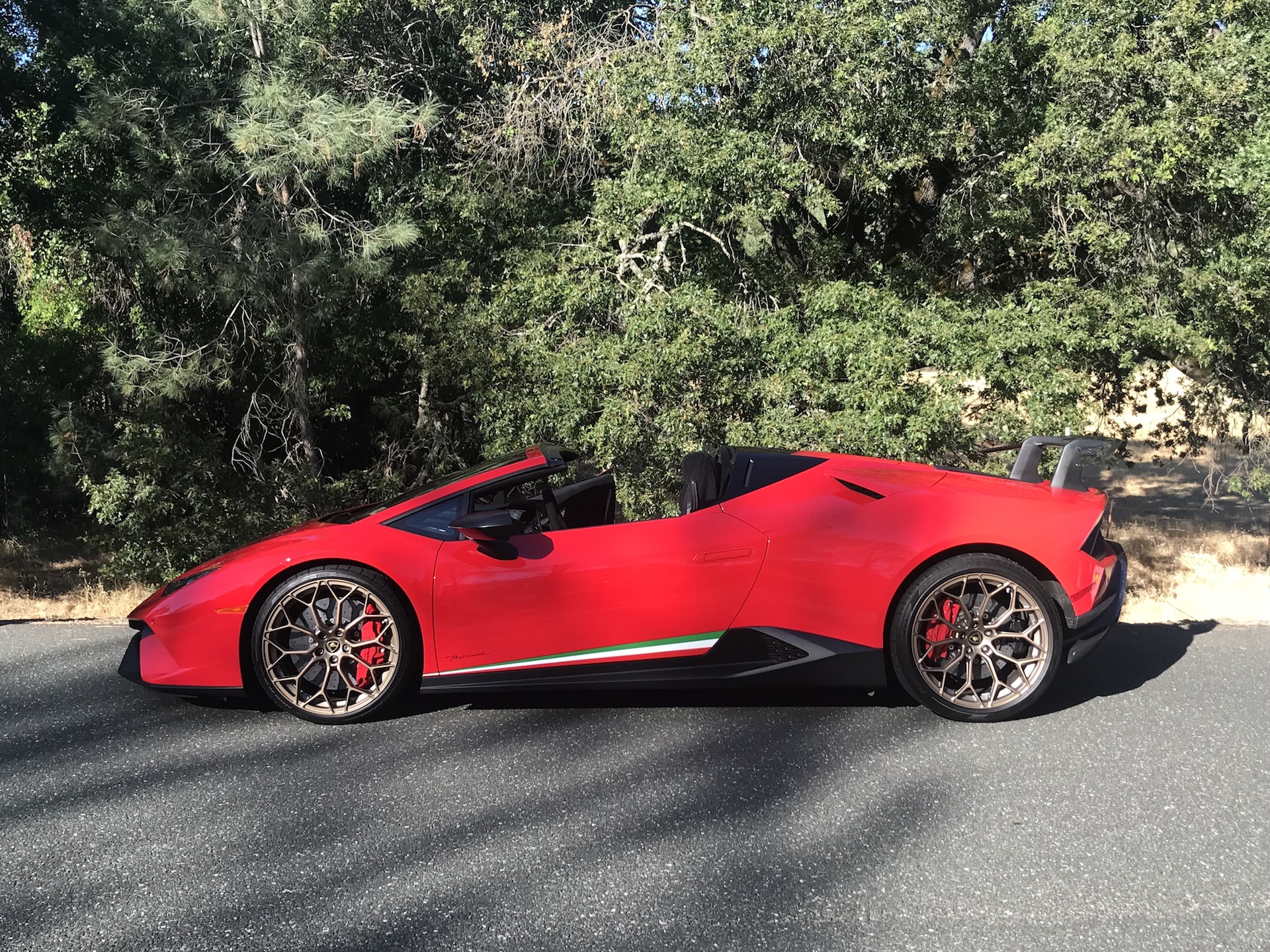 Download 2019 Lamborghini Huracán Performante Spyder - Side HD Wallpaper 1920x1440 #68
