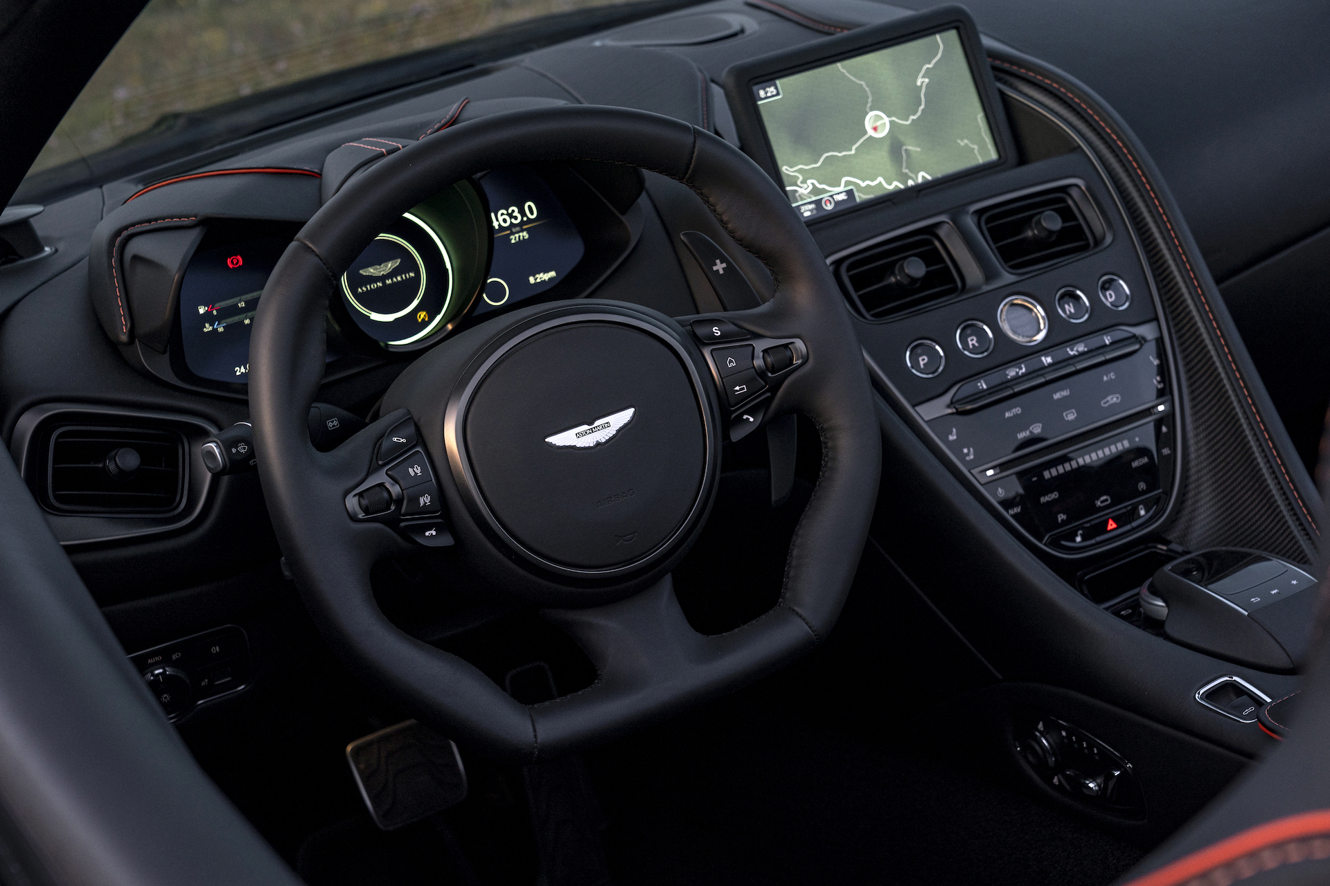Download 2020 Aston Martin DBS Superleggera Volante - Interior, Cockpit HD Wallpaper 1920x1280 #77