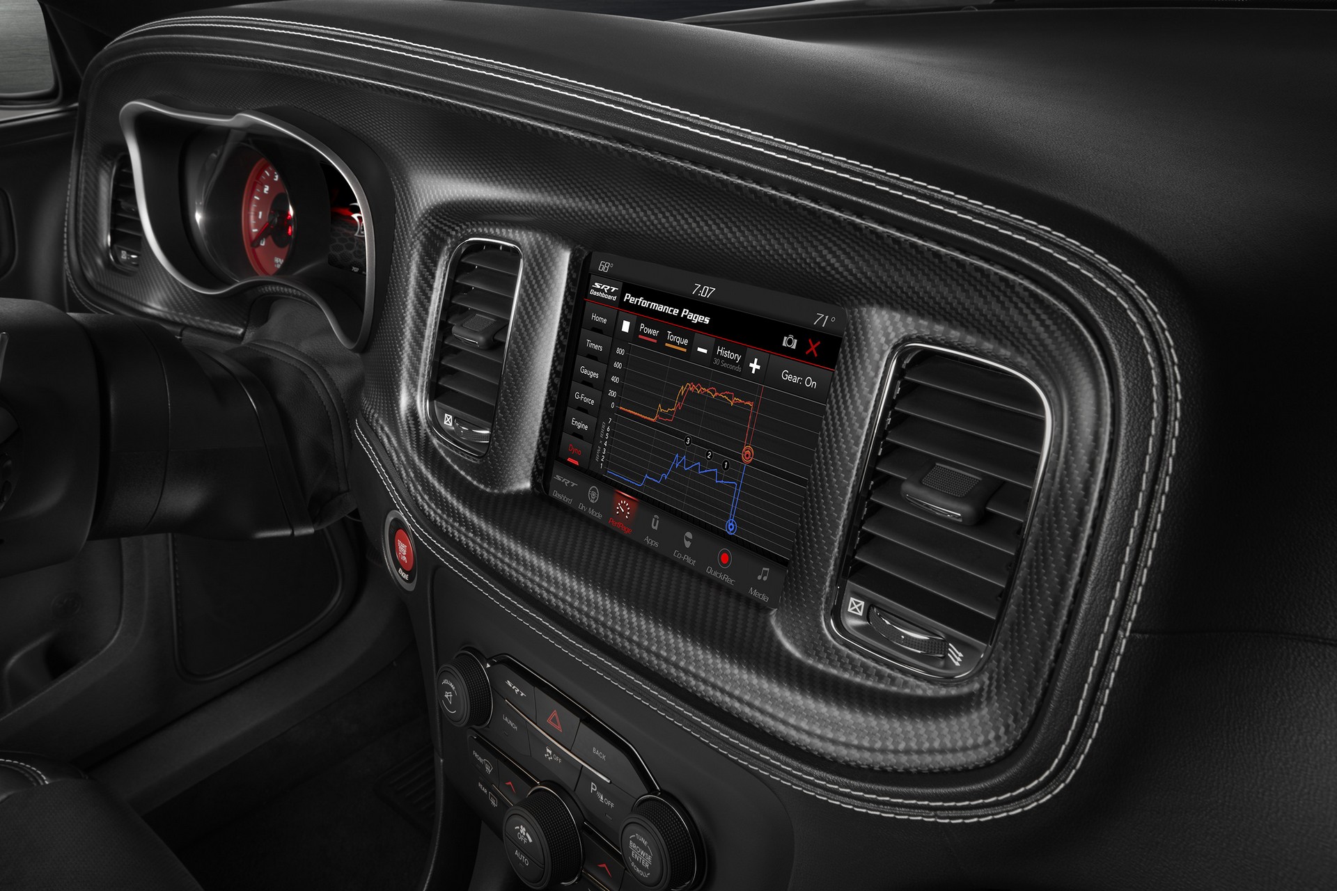 Download 2020 Dodge Charger SRT Hellcat Widebody - Interior, Detail HD Wallpaper 1920x1280 #79