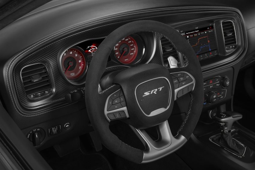 2020 Dodge Charger SRT Hellcat Widebody - Interior, Steering Wheel Wallpaper 850x567 #76