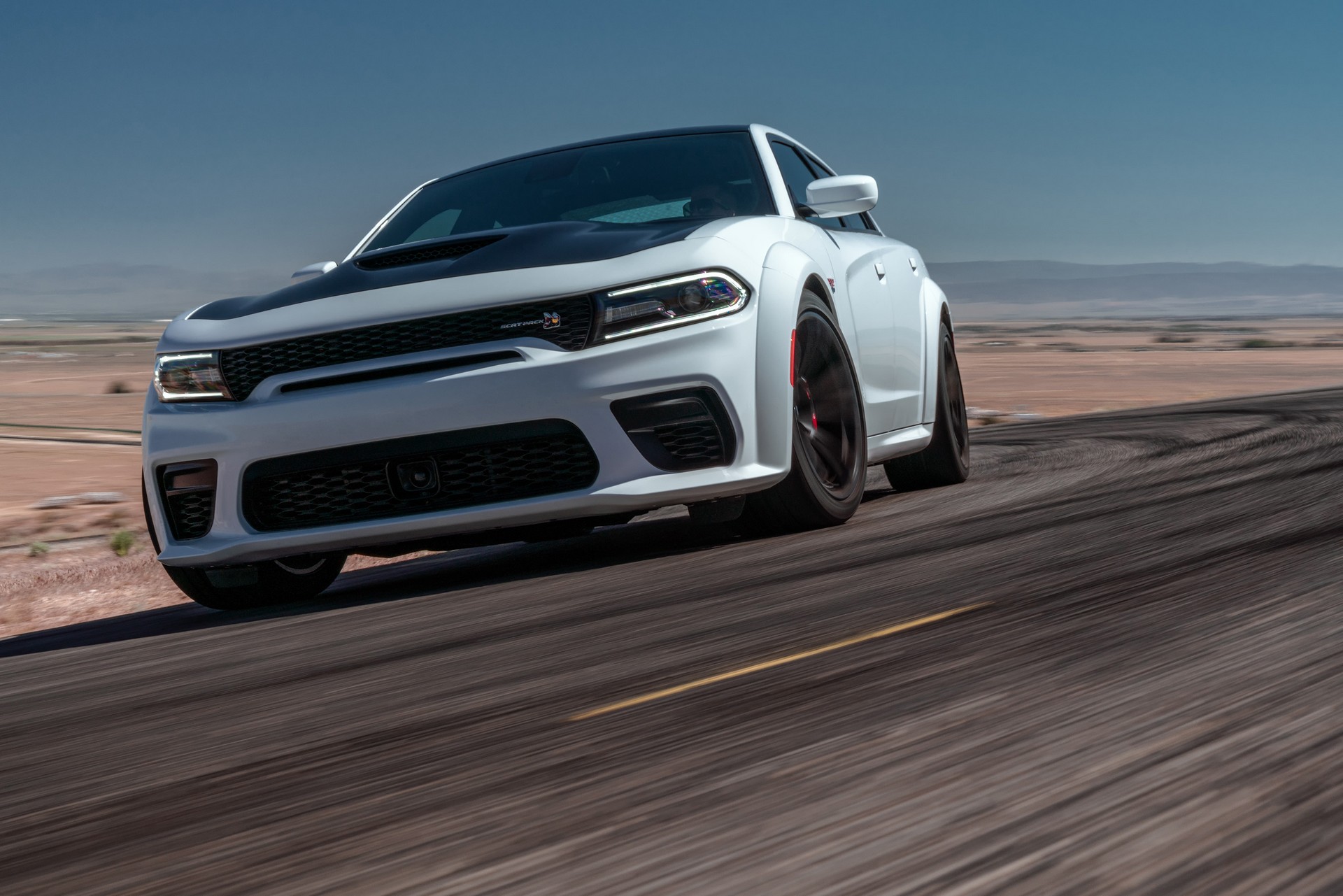 Download 2020 Dodge Charger Scat Pack Widebody - Front HD Wallpaper 1920x1281 #4