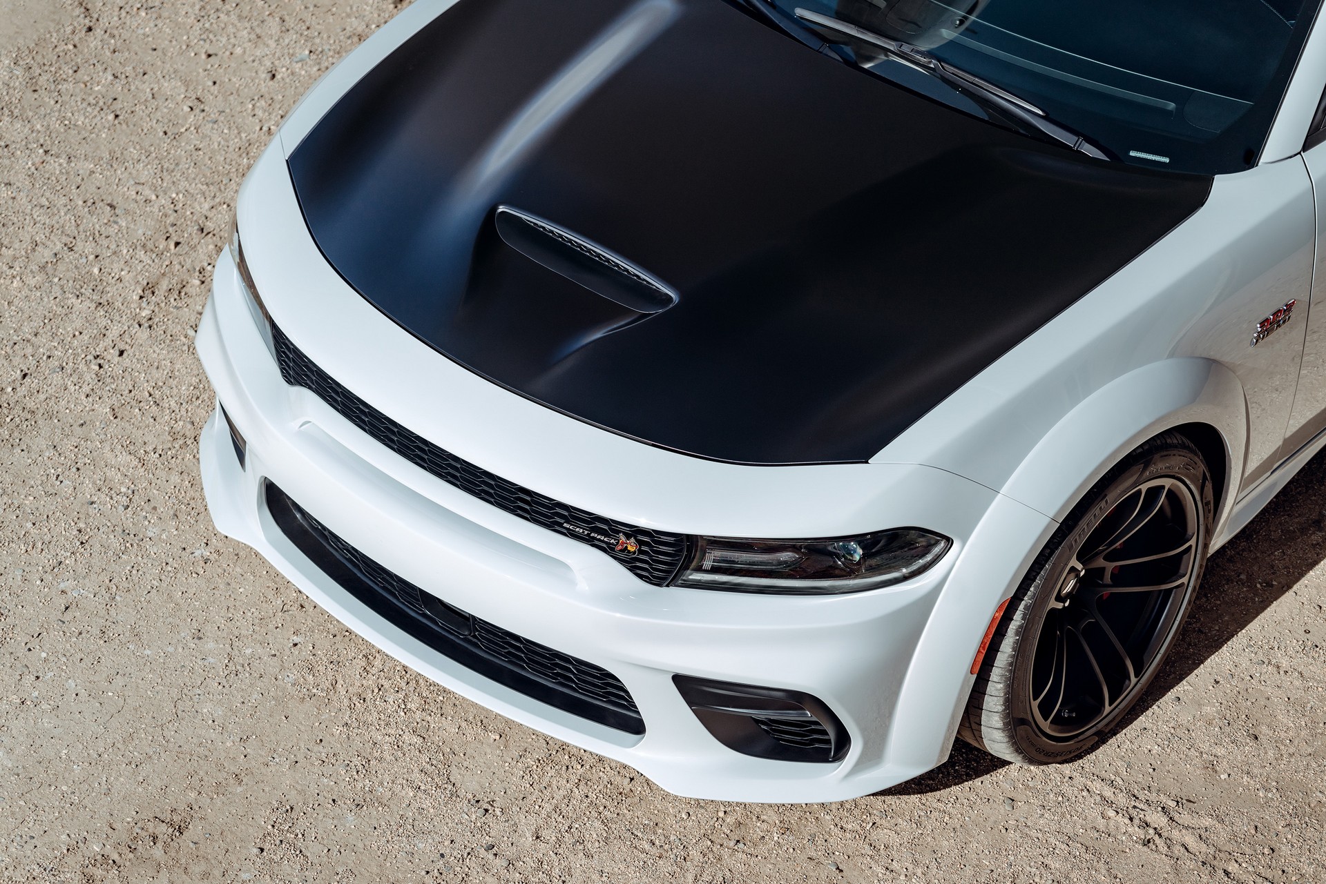 Download 2020 Dodge Charger Scat Pack Widebody - Hood HD Wallpaper 1920x1281 #54