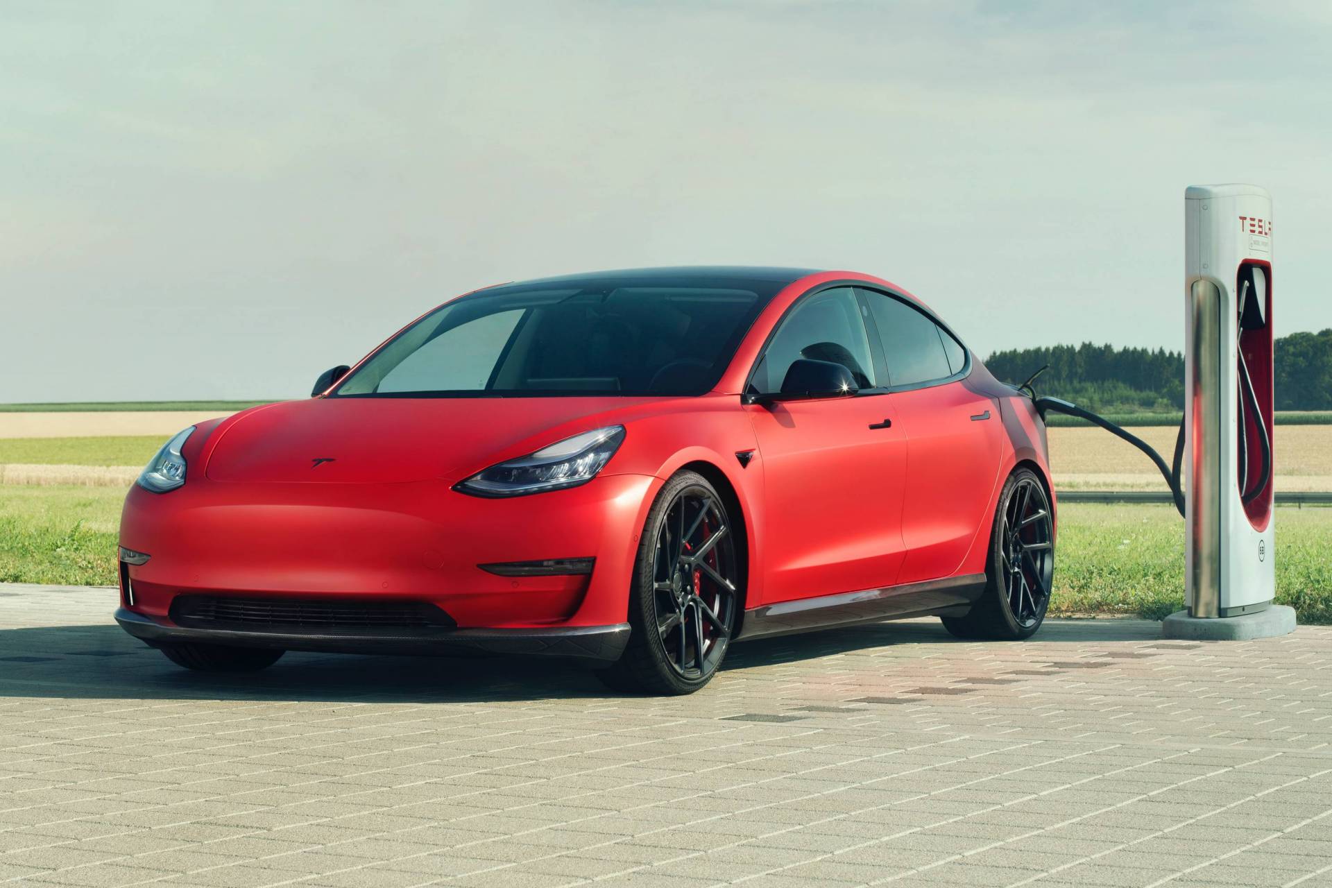 Download 2019 Tesla Model 3 by Novitec - Front Three-Quarter HD Wallpaper 1920x1280 #10