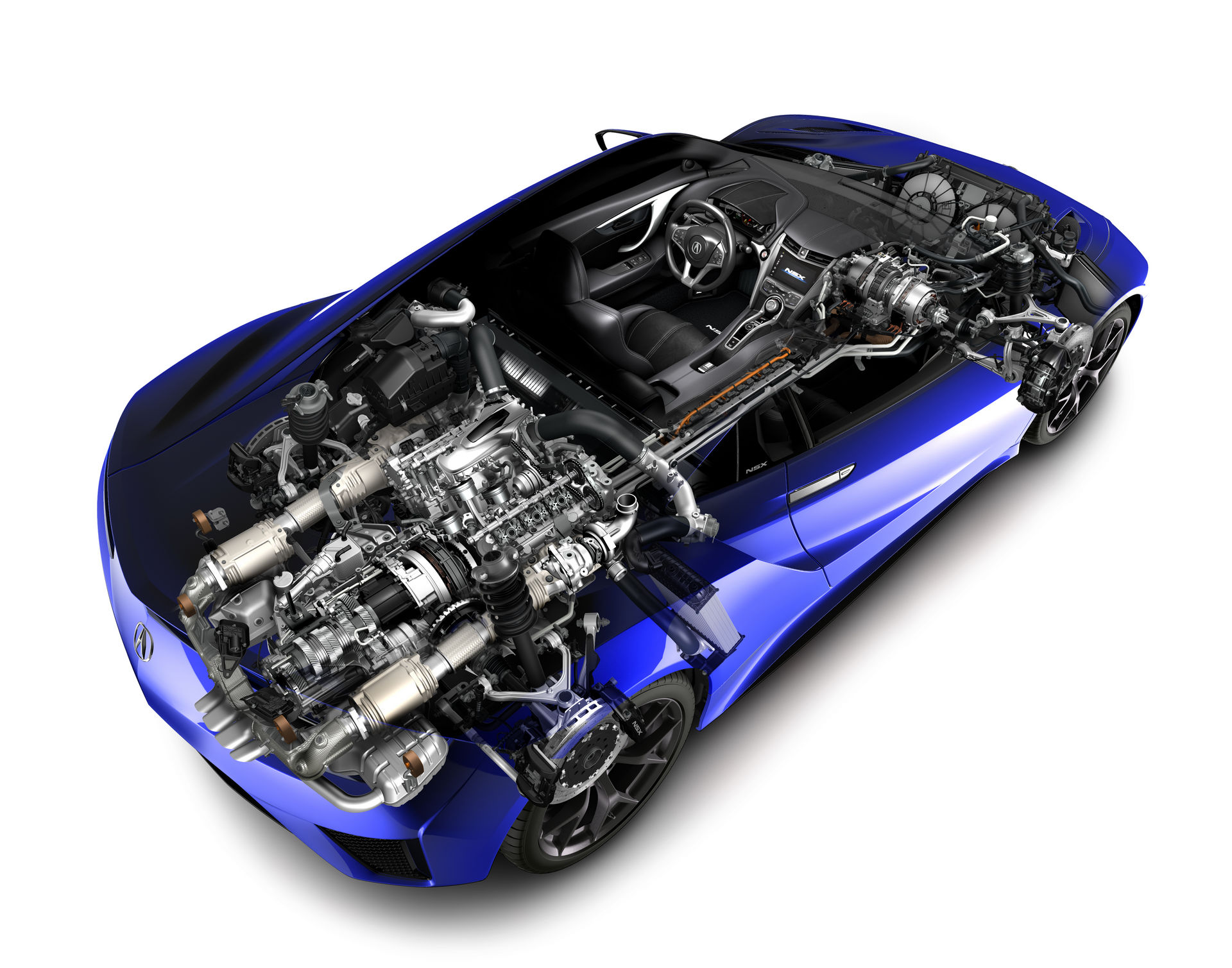 Download 2020 Acura NSX - Drivetrain HD Wallpaper 1920x1509 #21