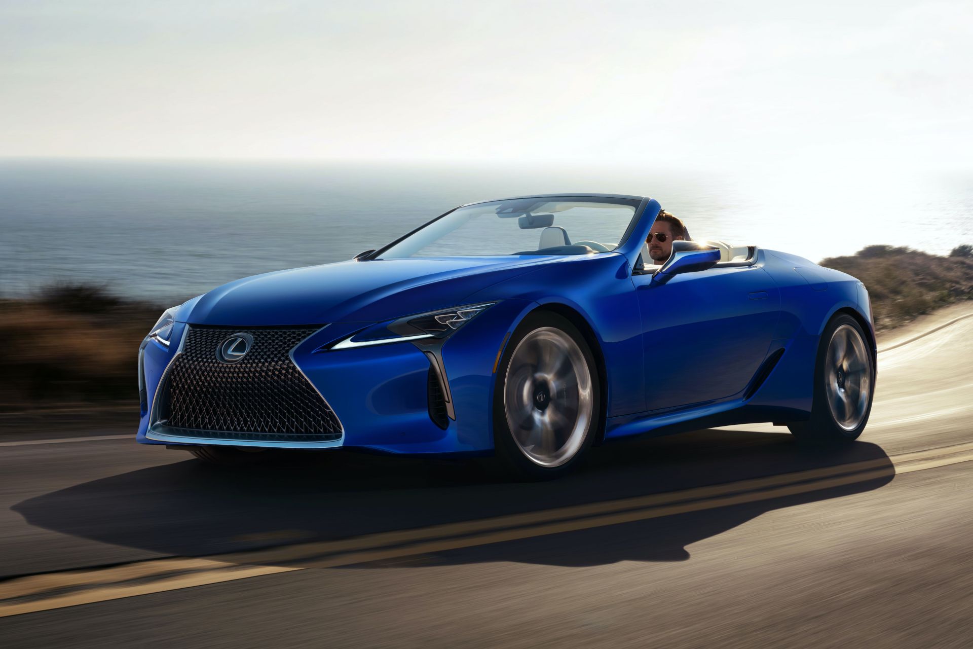 Download 2021 Lexus LC 500 Convertible - Front Three-Quarter HD Wallpaper 1920x1280 #2