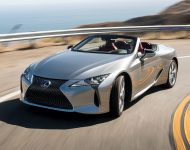 2021 Lexus LC 500 Convertible - Front Three-Quarter Wallpaper 190x150