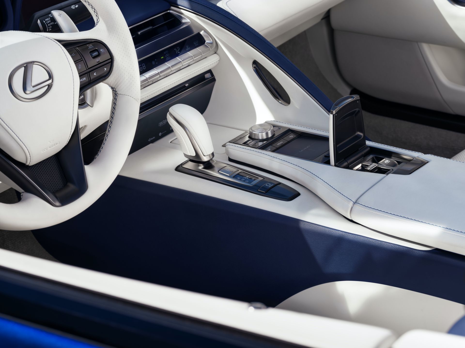 Download 2021 Lexus LC 500 Convertible - Interior, Detail HD Wallpaper 1920x1435 #12