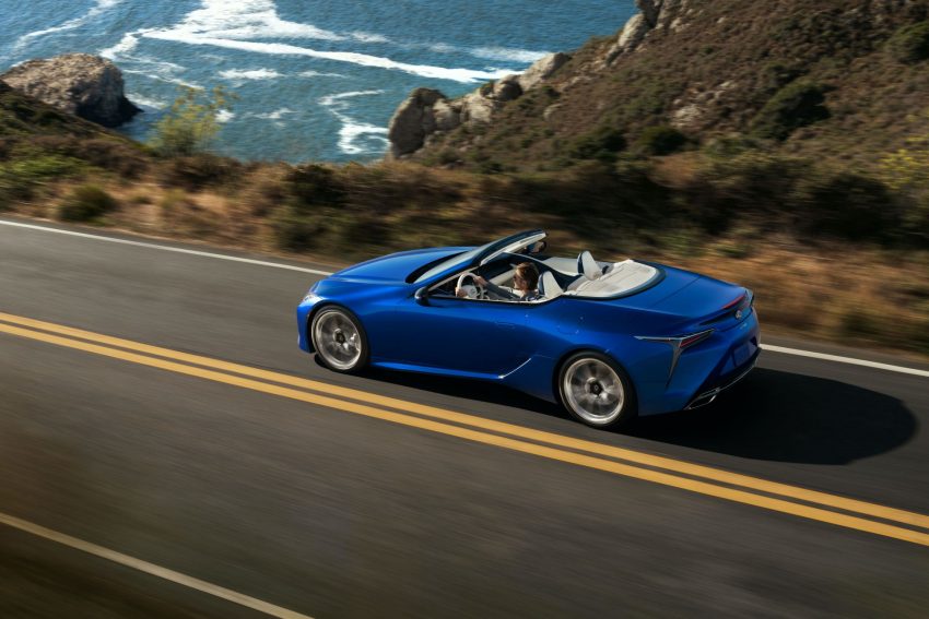 2021 Lexus LC 500 Convertible - Rear Three-Quarter Wallpaper 850x567 #3