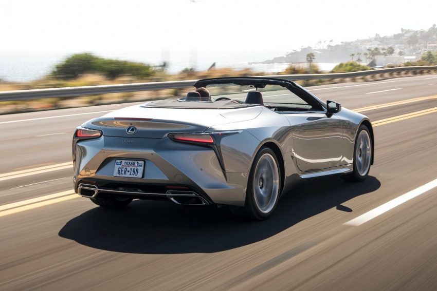 2021 Lexus LC 500 Convertible - Rear Three-Quarter Wallpaper 850x567 #18