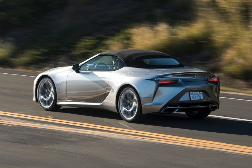 2021 Lexus LC 500 Convertible - Rear Three-Quarter Wallpaper 850x566 #19