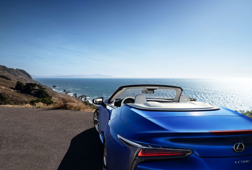 2021 Lexus LC 500 Convertible - Rear Wallpaper 850x573 #9