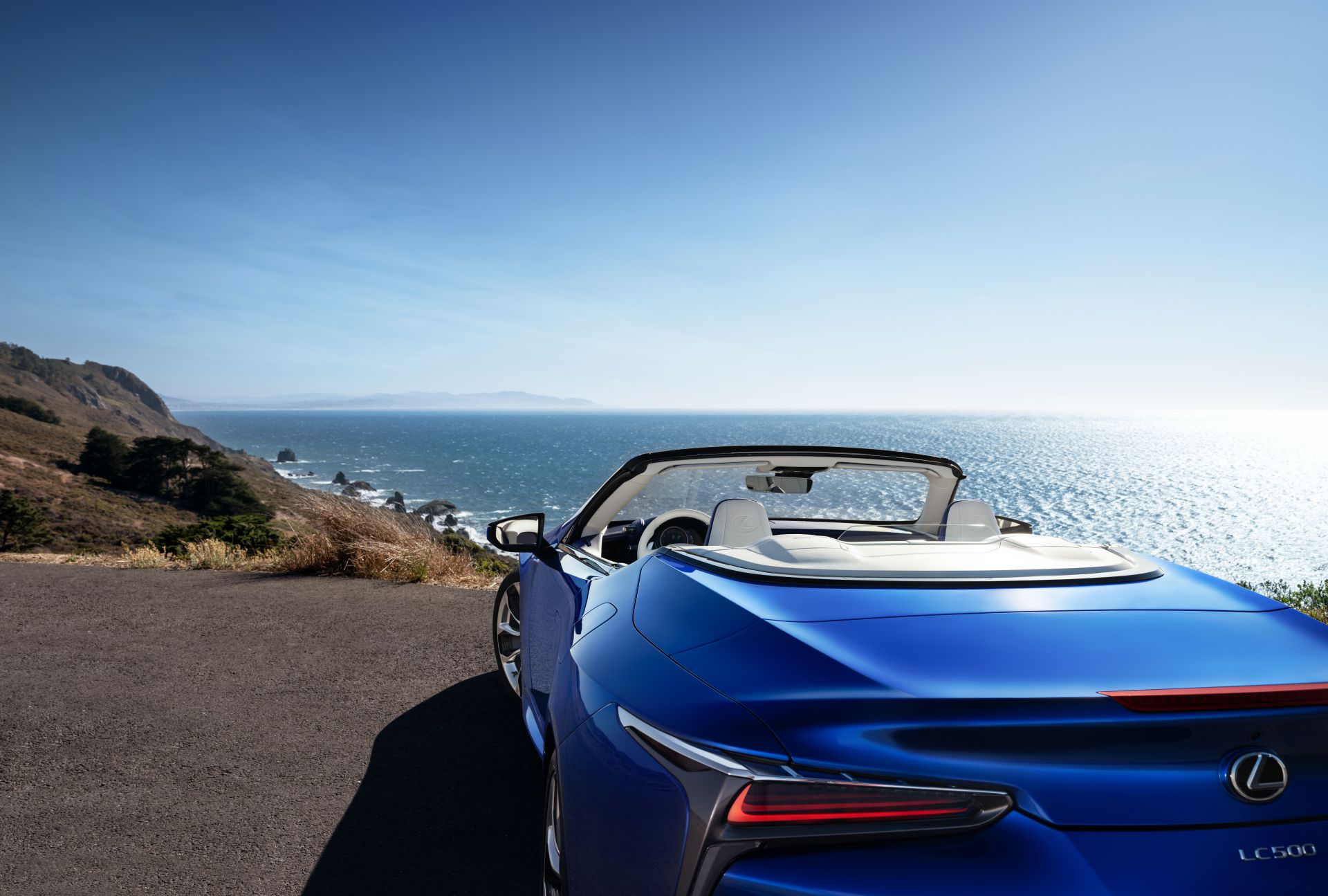 Download 2021 Lexus LC 500 Convertible - Rear HD Wallpaper 1920x1295 #9