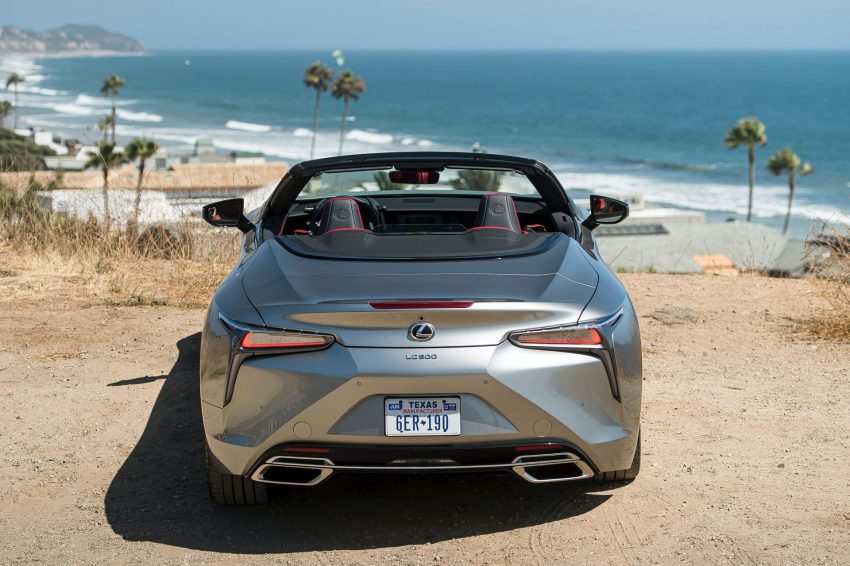2021 Lexus LC 500 Convertible - Rear Wallpaper 850x566 #23