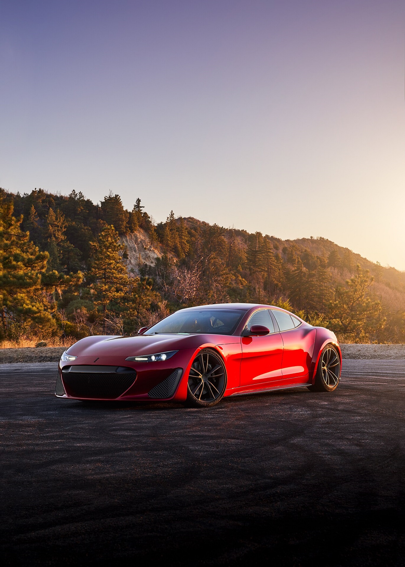 Download 2020 Drako GTE - Front Three-Quarter HD Phone Wallpaper 1371x1920 #13