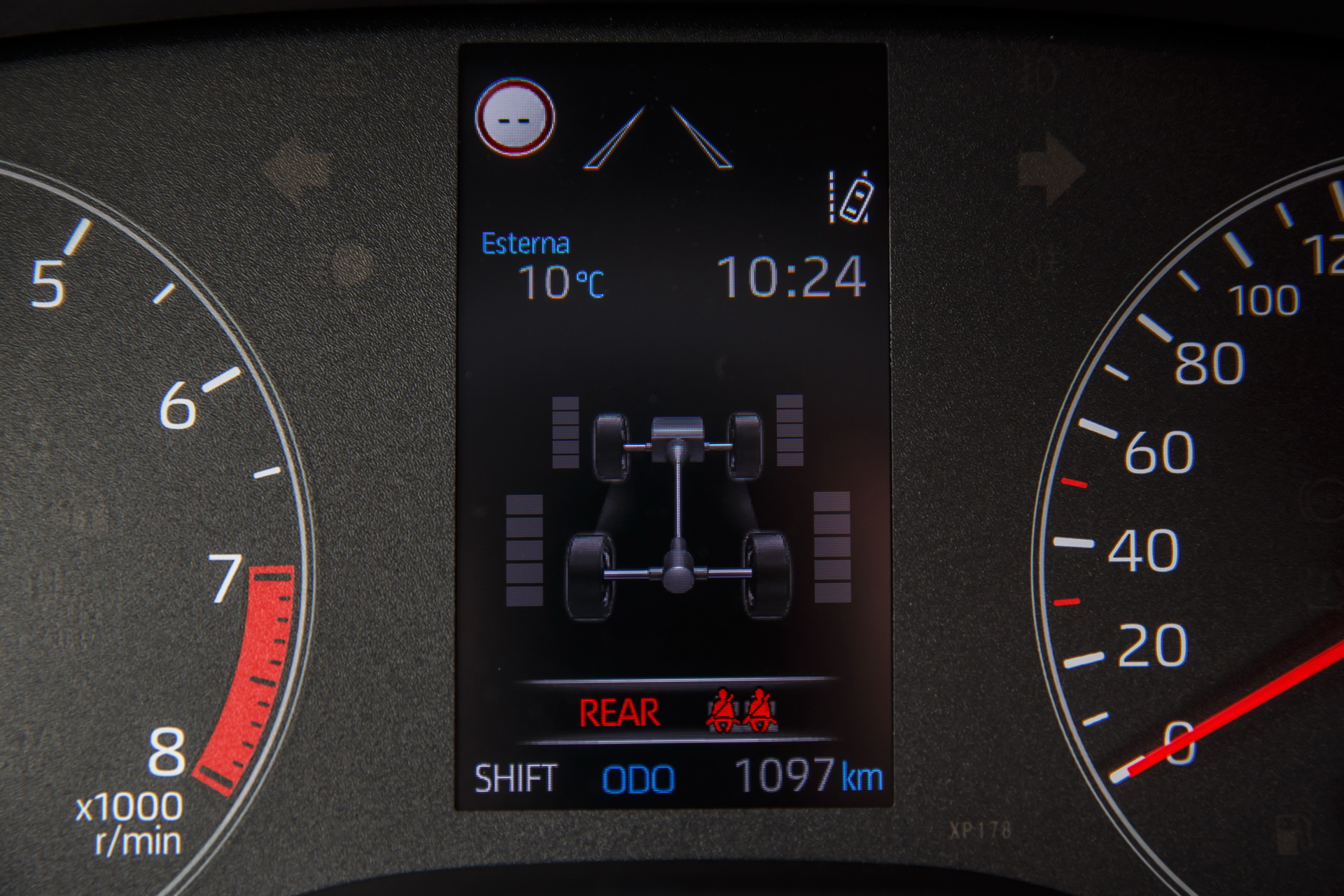 Download 2021 Toyota GR Yaris - Instrument Cluster HD Wallpaper 1920x1280 #168