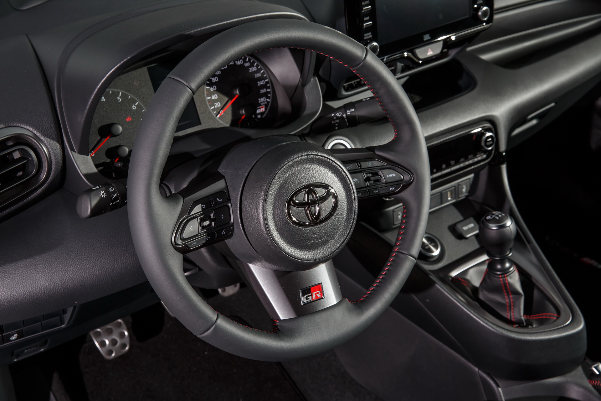 Download 2021 Toyota GR Yaris - Interior, Steering Wheel HD Wallpaper 1920x1280 #188