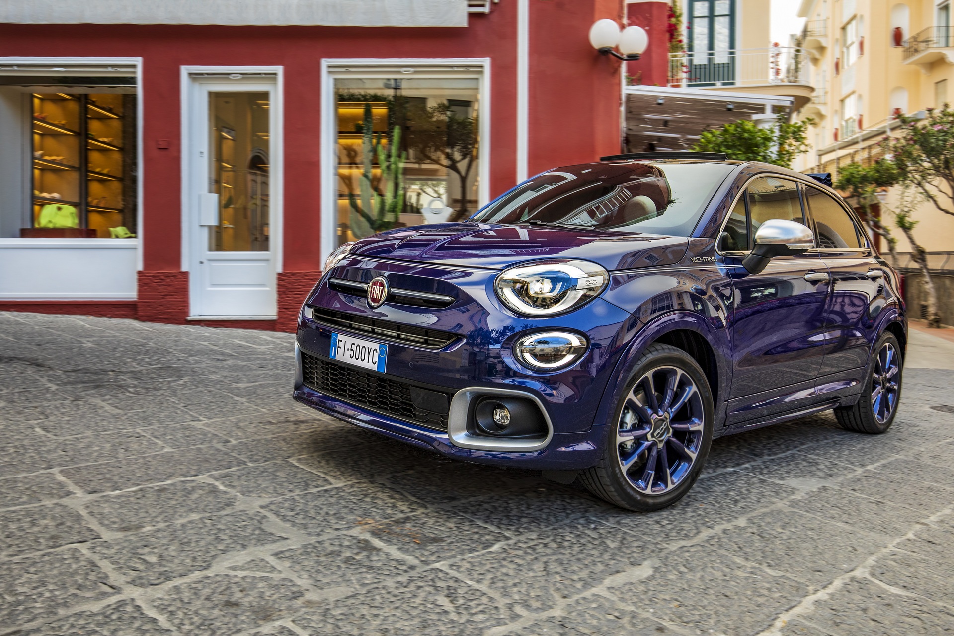 Download 2021 Fiat 500X Yachting - Front HD Wallpaper 1920x1280 #6