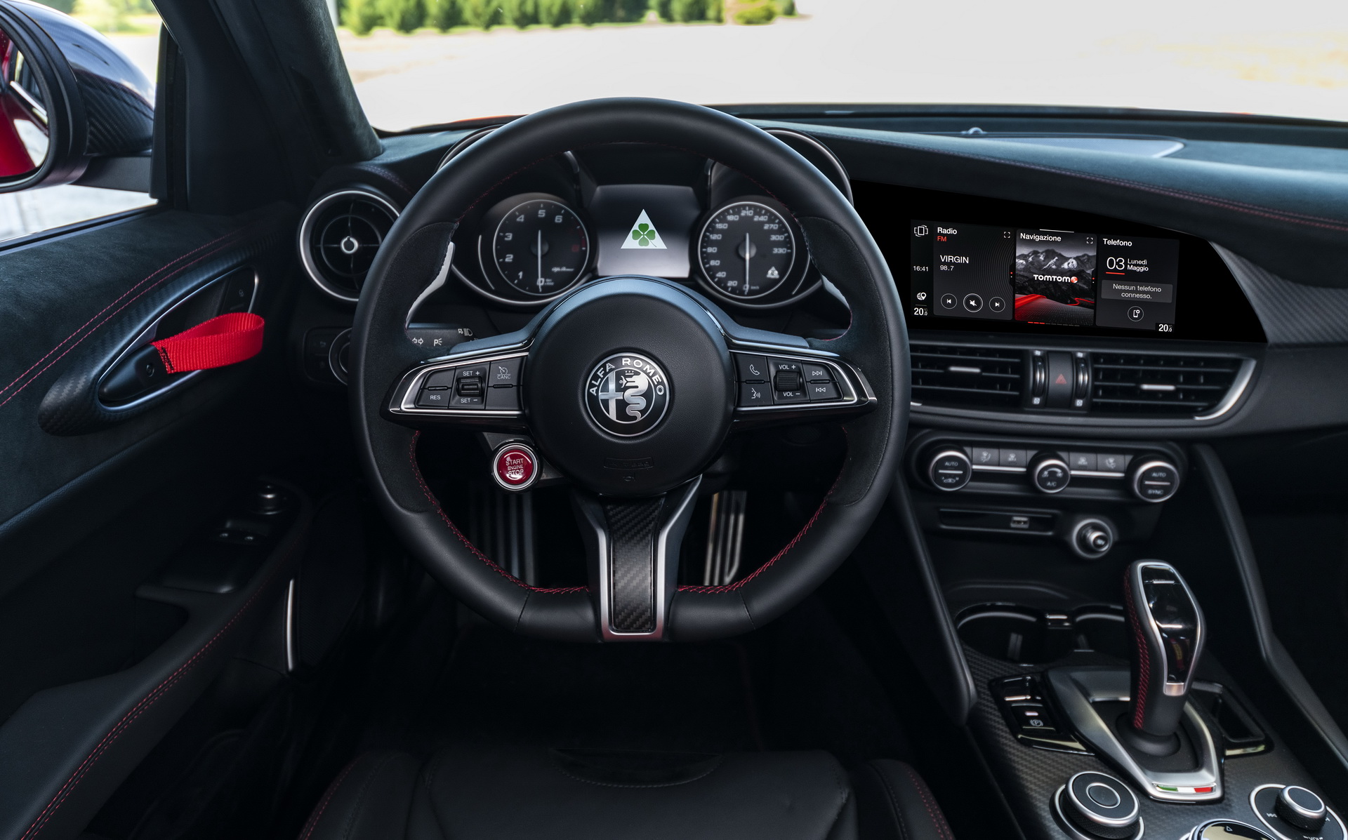 Download 2021 Alfa Romeo Giulia GTA - Interior, Cockpit HD Wallpaper 1920x1197 #73