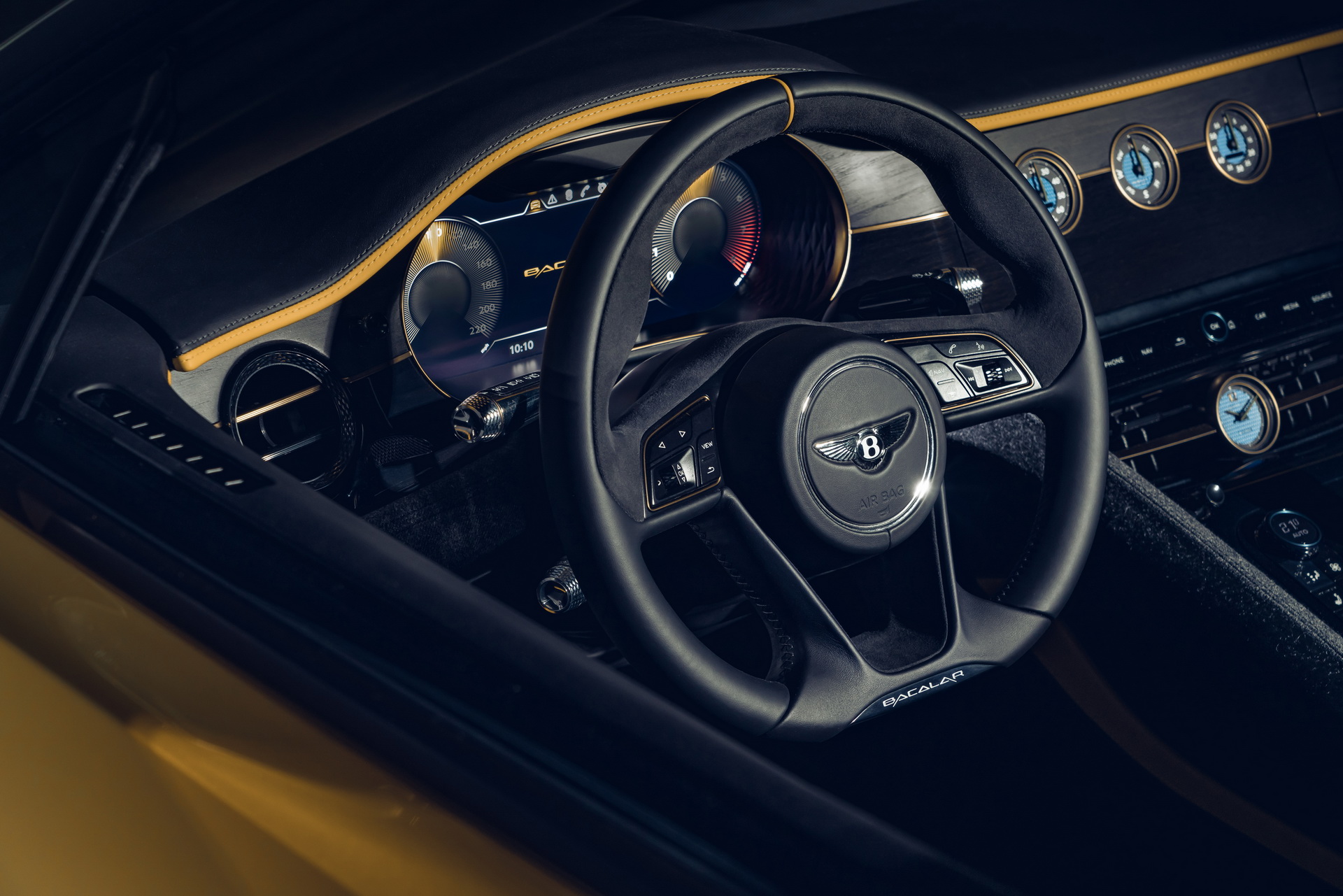 Download 2021 Bentley Mulliner Bacalar - Interior, Steering Wheel HD Wallpaper 1920x1281 #22