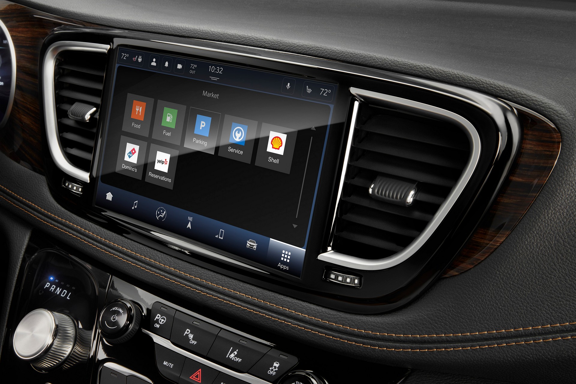 Download 2021 Chrysler Pacifica Pinnacle - Central Console HD Wallpaper 1920x1280 #46