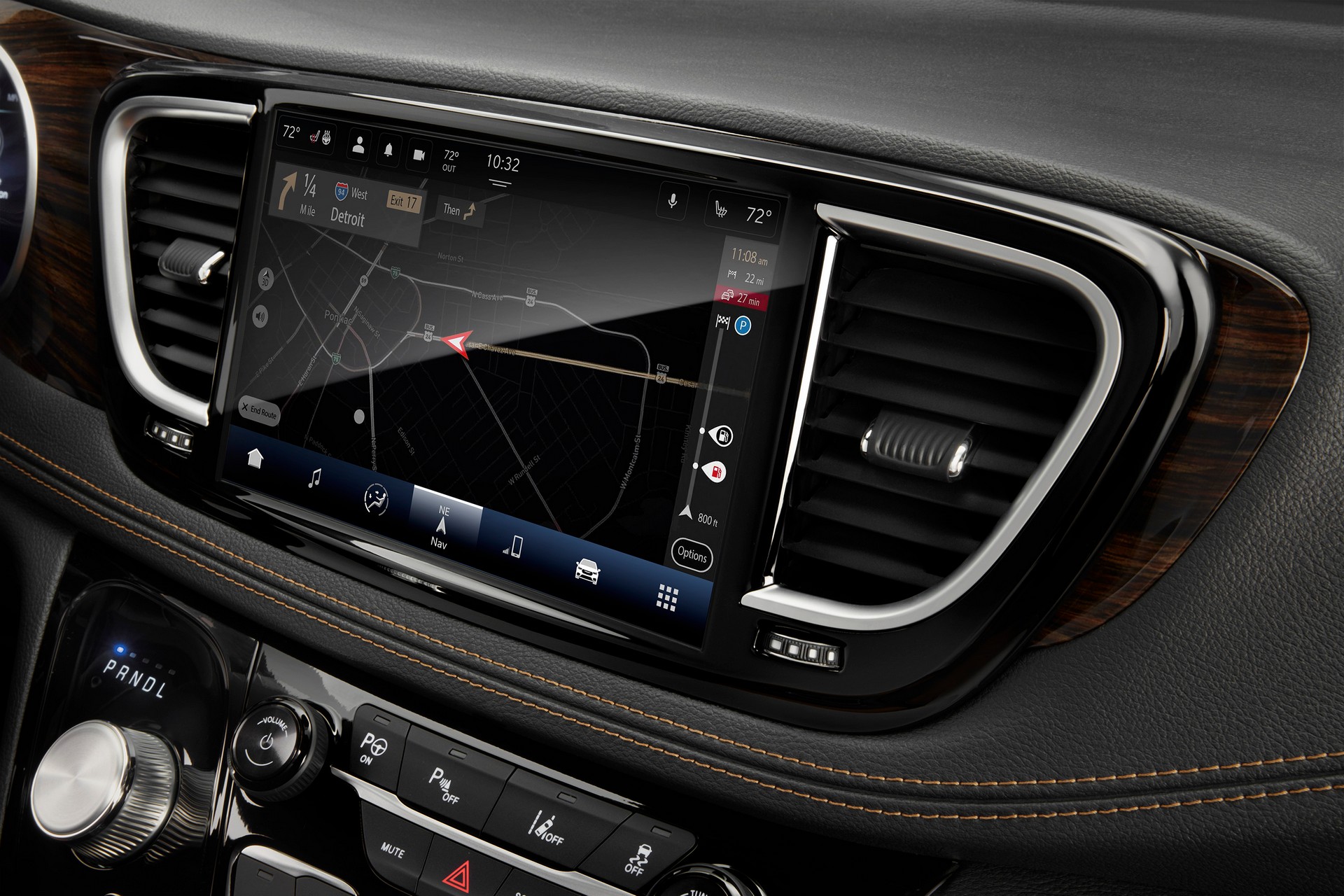 Download 2021 Chrysler Pacifica Pinnacle - Central Console HD Wallpaper 1920x1280 #48