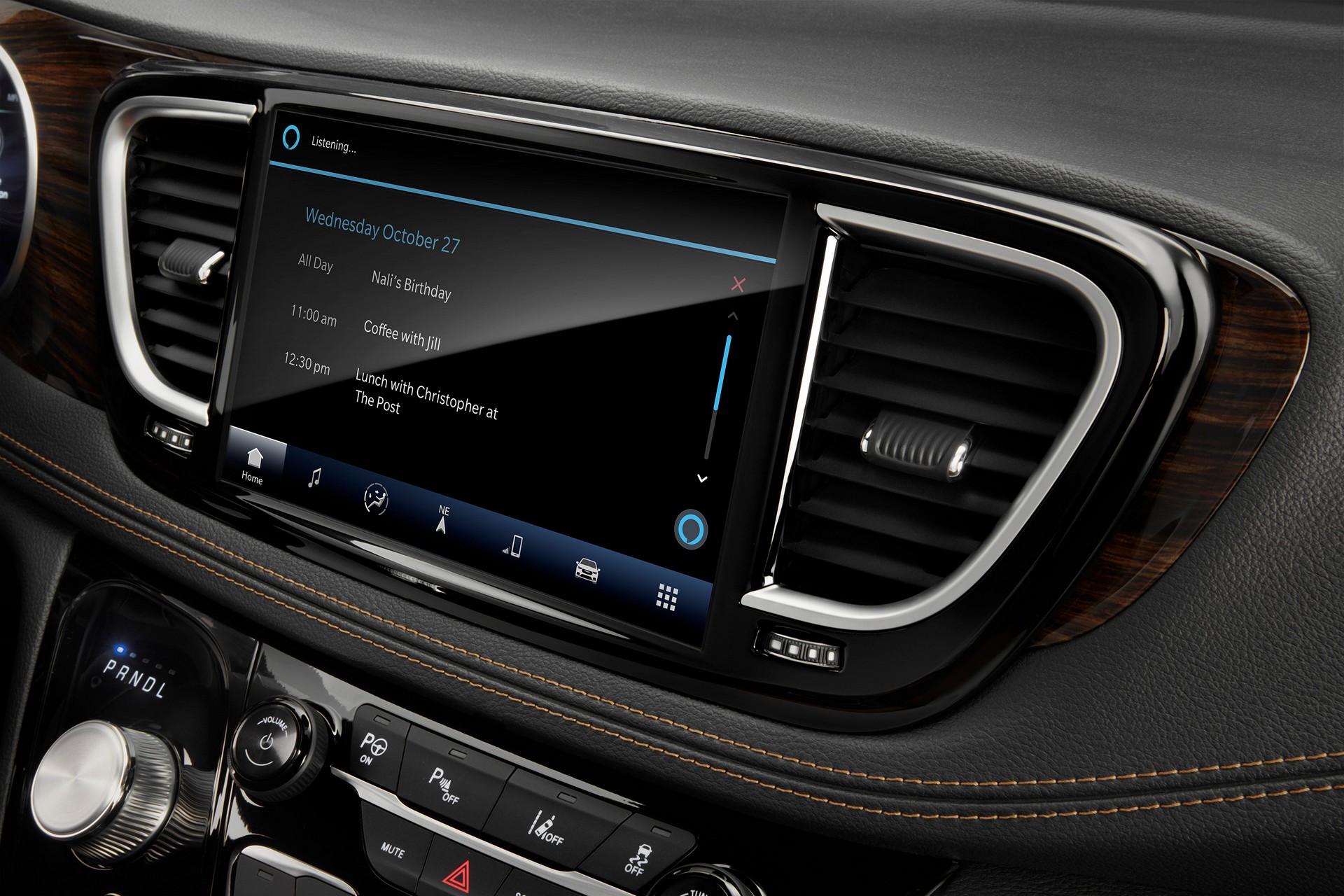 Download 2021 Chrysler Pacifica Pinnacle - Central Console HD Wallpaper 1920x1280 #50