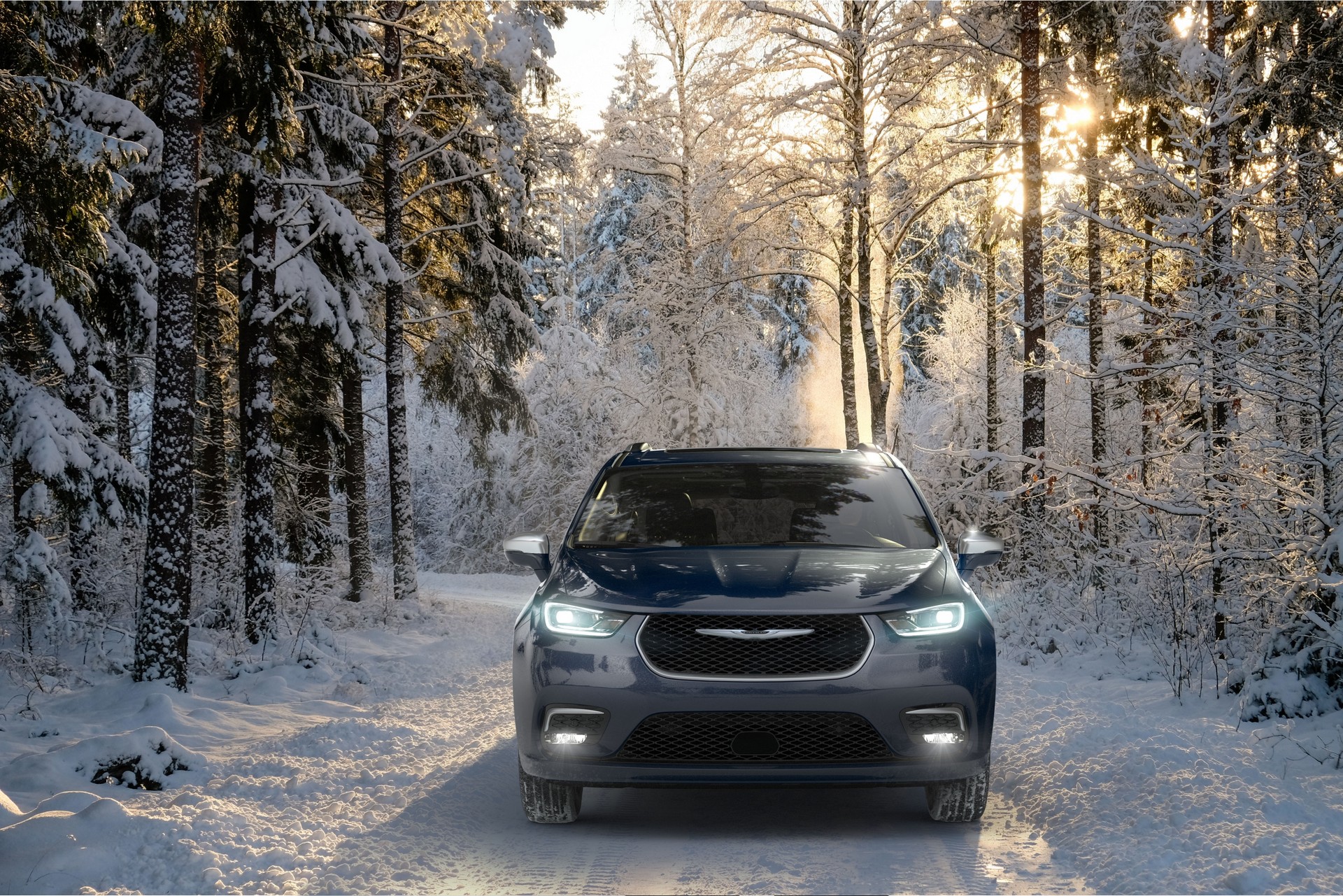 Download 2021 Chrysler Pacifica Pinnacle - Front HD Wallpaper 1920x1281 #28