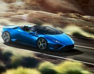 2021 Lamborghini Huracán EVO RWD Spyder - Front Three-Quarter Wallpaper 190x150