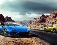 2021 Lamborghini Huracán EVO RWD Spyder - Front Three-Quarter Wallpaper 190x150