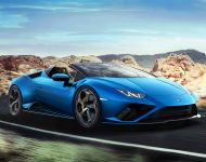 2021 Lamborghini Huracán EVO RWD Spyder - Front Three-Quarter Wallpaper 190x150