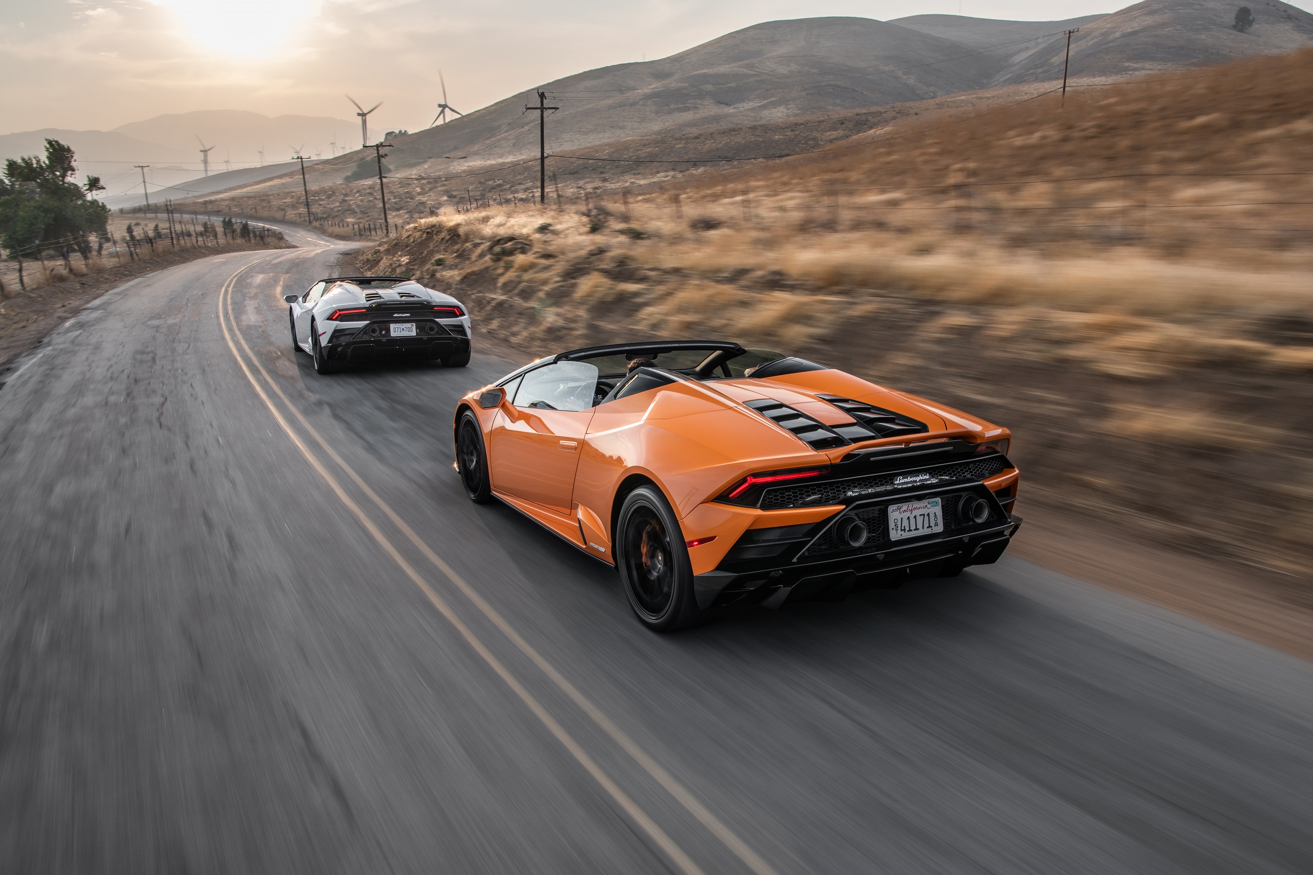 Download 2021 Lamborghini Huracán EVO RWD Spyder - Rear Three-Quarter HD Wallpaper 2560x1706 #5