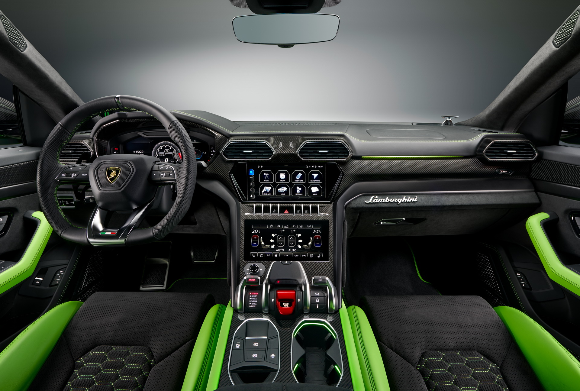 Download 2021 Lamborghini Urus Pearl Capsule - Interior, Cockpit HD Wallpaper 1920x1294 #15