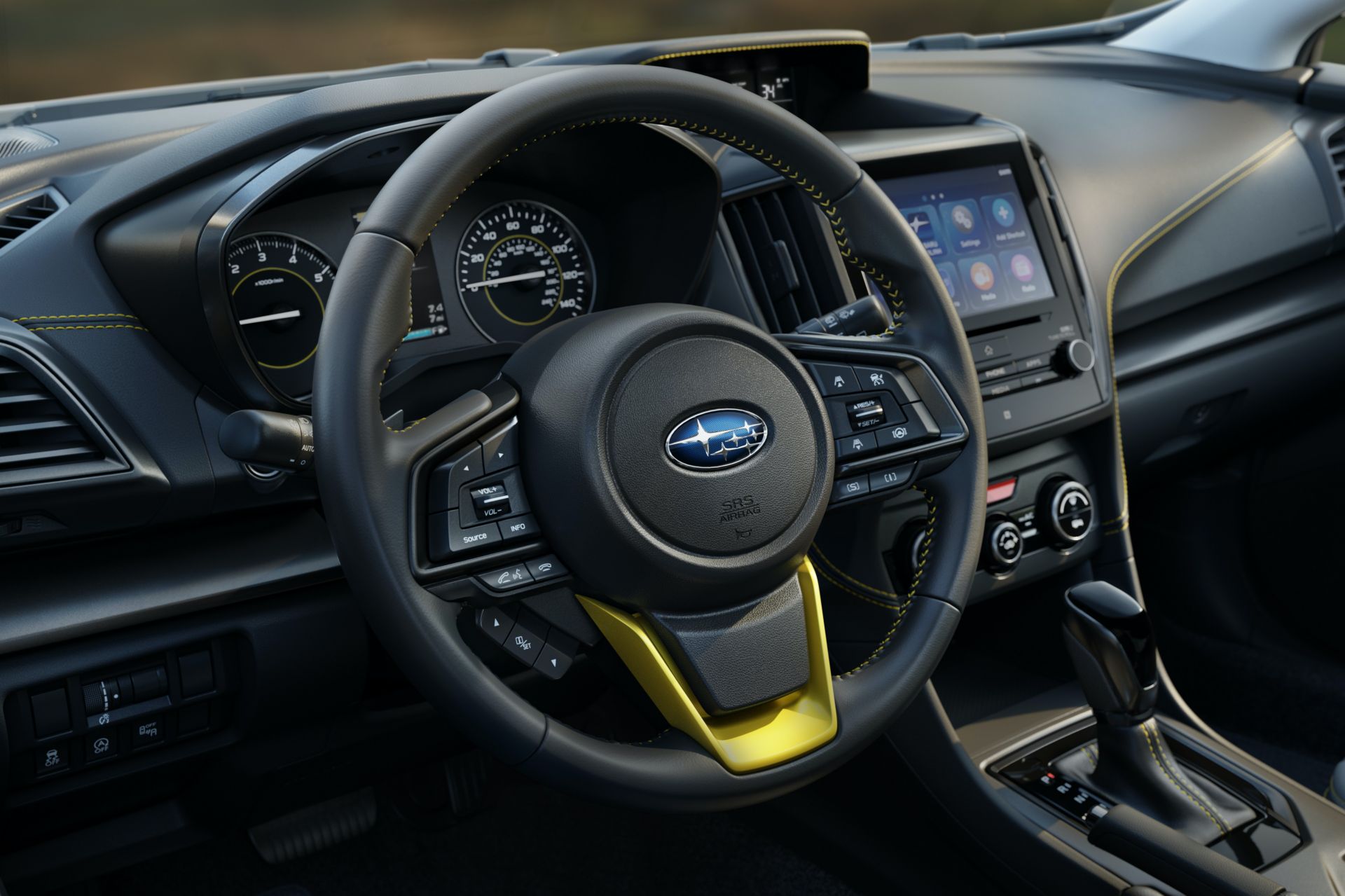 Download 2021 Subaru Crosstrek Sport - Interior, Steering Wheel HD Wallpaper 1920x1279 #12