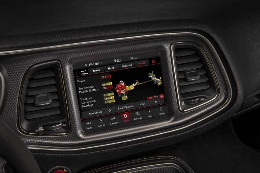 2020 Dodge Challenger SRT Super Stock - Central Console Wallpaper 850x567 #104