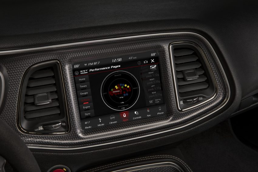 2020 Dodge Challenger SRT Super Stock - Central Console Wallpaper 850x567 #107