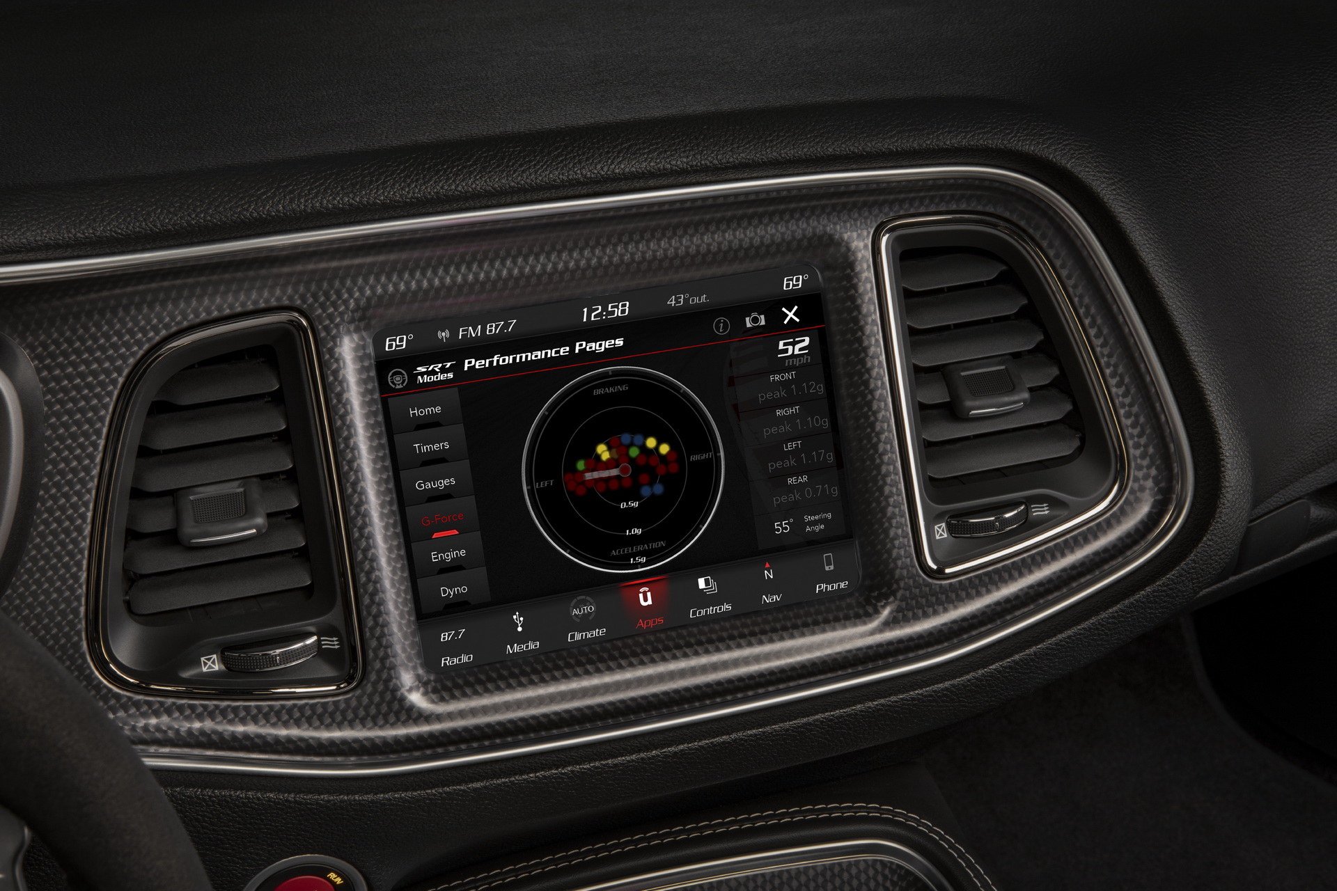 Download 2020 Dodge Challenger SRT Super Stock - Central Console HD Wallpaper 1920x1280 #107