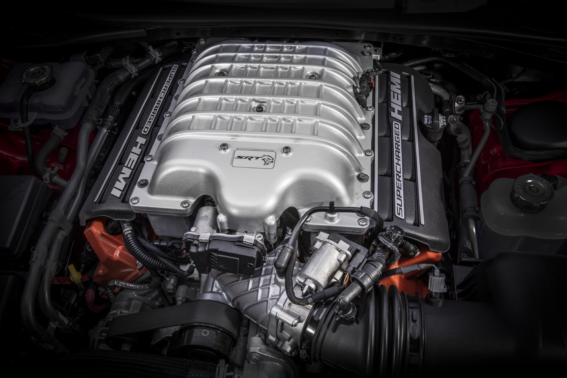 Download 2020 Dodge Challenger SRT Super Stock - Engine HD Wallpaper 1920x1280 #85