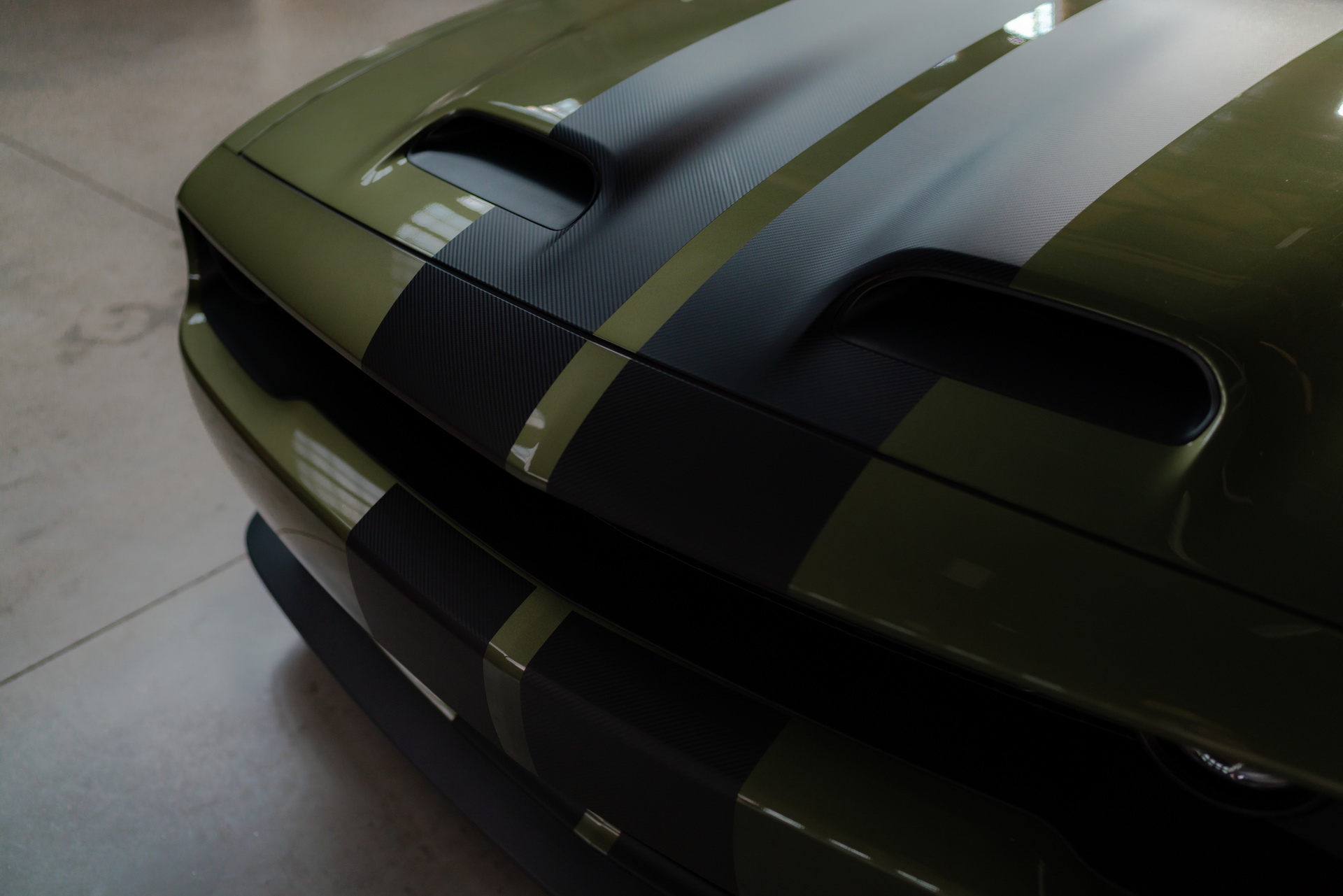 Download 2020 Dodge Challenger SRT Super Stock - Hood HD Wallpaper 1920x1281 #76