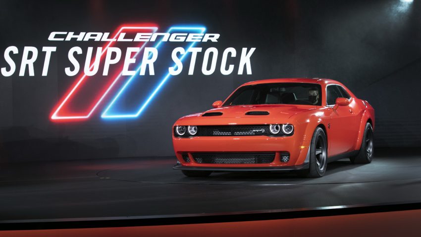 2020 Dodge Challenger SRT Super Stock - Presentation Wallpaper 850x480 #110